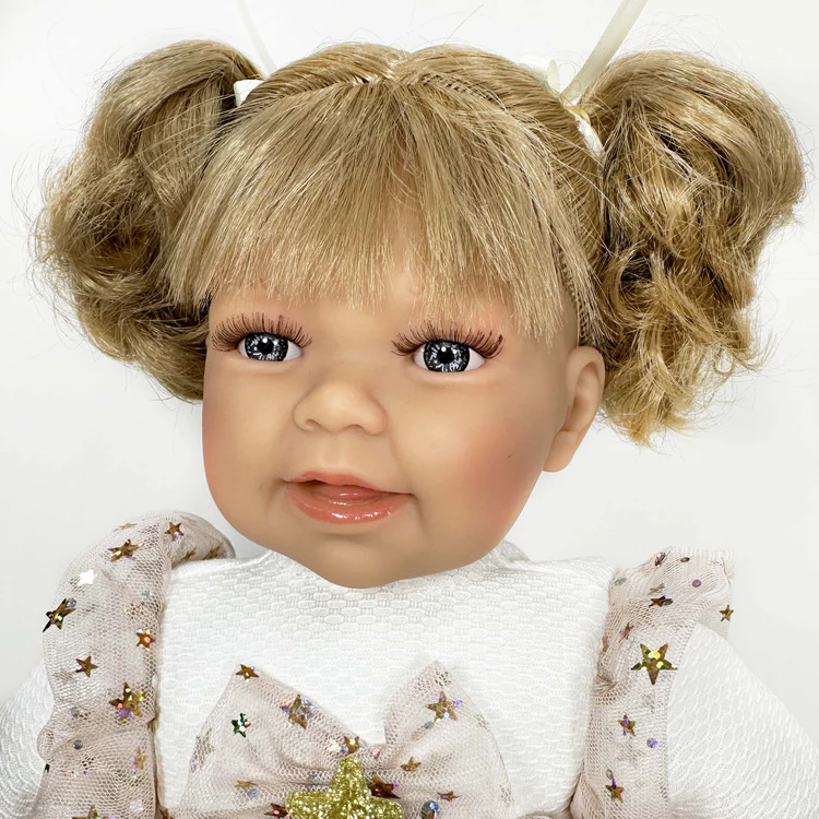 Handcrafted Little Susi Christmas Doll (3990) by Nines D'Onil - Image 4