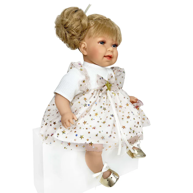 Handcrafted Little Susi Christmas Doll (3990) by Nines D'Onil - Image 2