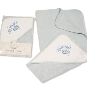 Baby Hooded Towel 100% cotton - 75 x 75cm – Prince